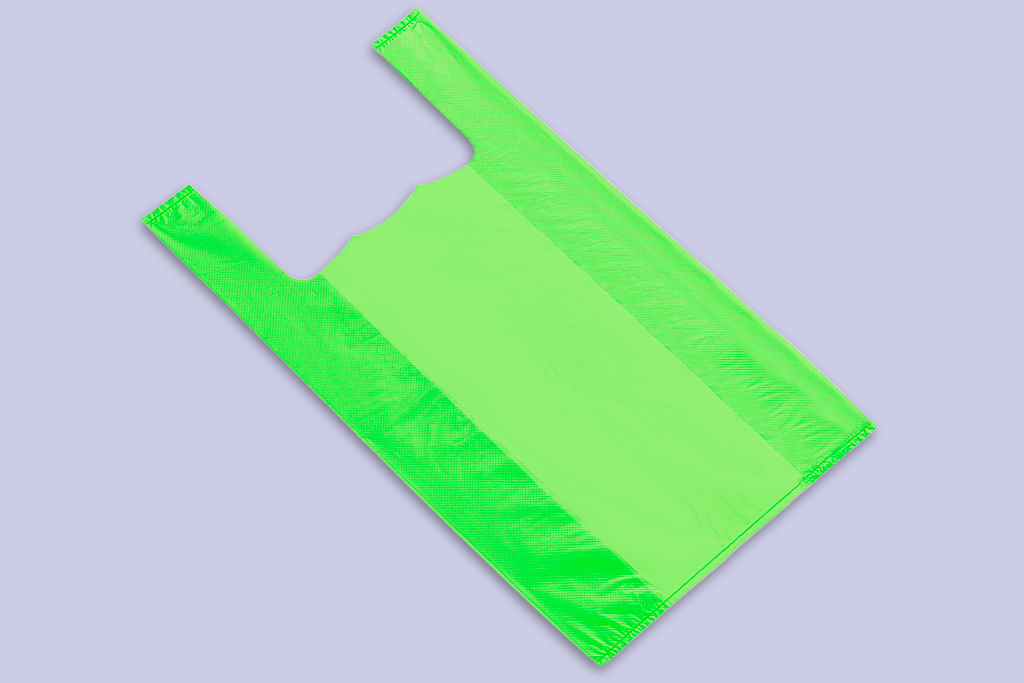 Lime Green HDPE Vest Carrier 03