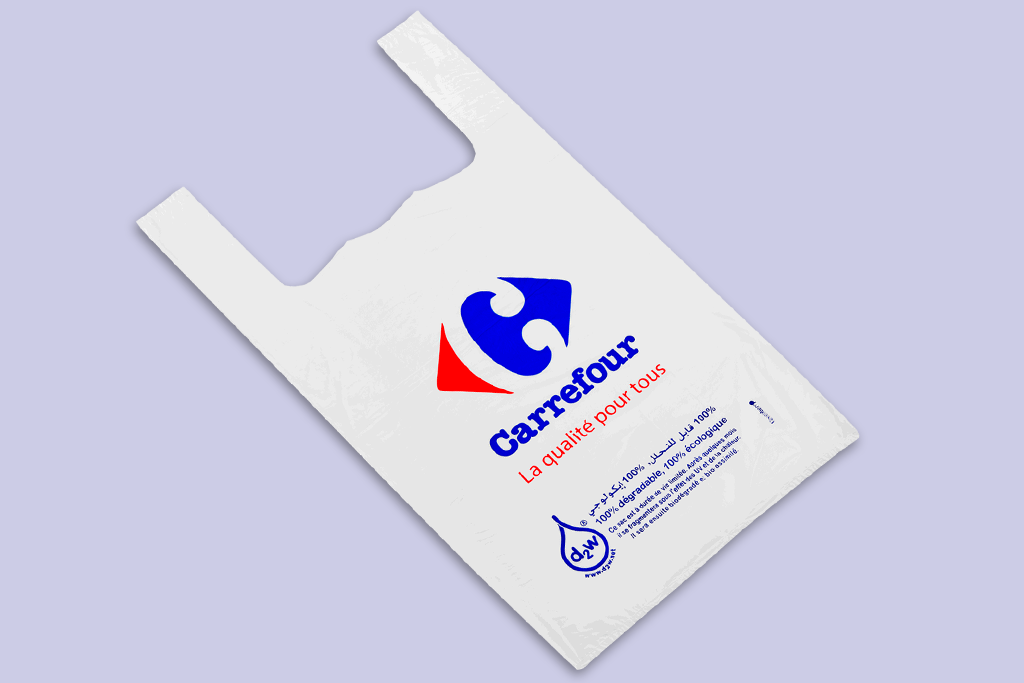 Degradable HDPE Vest Carrier 01