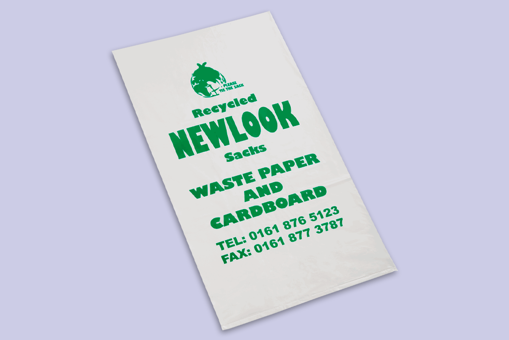 Printed Polythene Sack 01