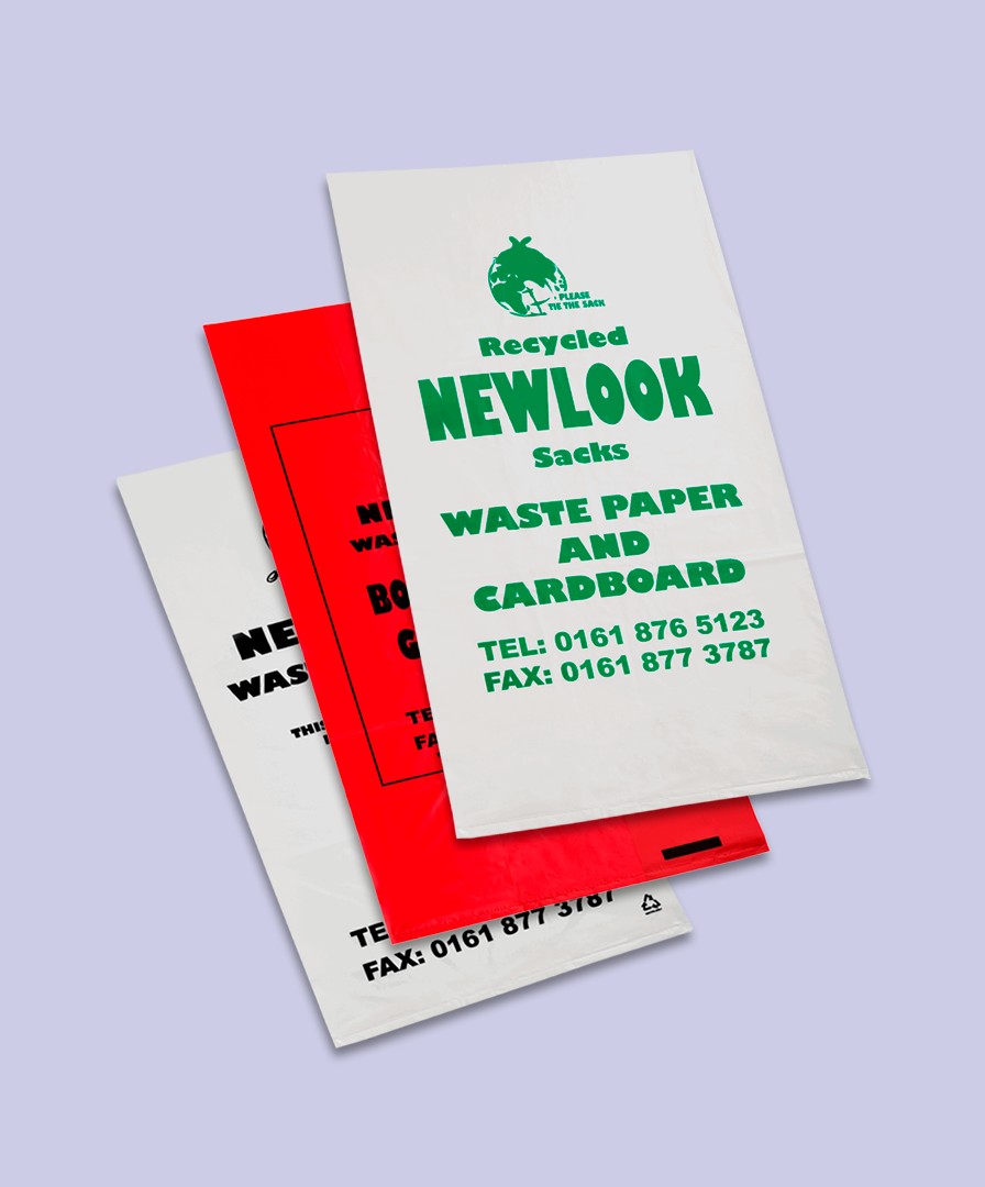 Printed Polythene Sacks